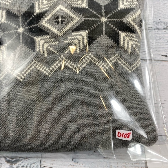 Weatherproof Vintage Men's Snowflake Quarter Zip Sweater Heather Gray Size‎ S - Picture 12 of 12